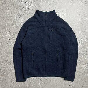 Mammut Phase Jacket, Full-Zip Mid-Layer Fleece, Dark Blue (Size M)